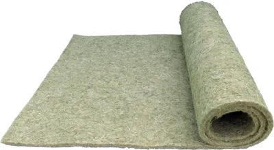 Produktbild von Nager-Teppich aus 100 % Hanf, 150 x 80 cm 5 mm dick, 3er Pack, Nagermatte, Hanfmatte geeignet als Käfig Bodenbedeckung für Nagetiere und Kleintiere, Nagerteppich, Käfigleinlage