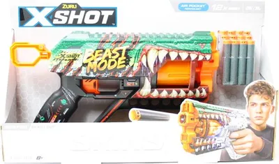 Zdjęcie produktu dla Zuru X-Shot Skinsgriefer Wyrzutnia12S 36561A 4500