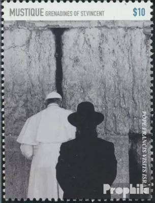 Produktbild von Briefmarken St. Vincent - Mustique 2014 Mi 421 (kompl.Ausg.) postfrisch Israelreise Papst Franziskus