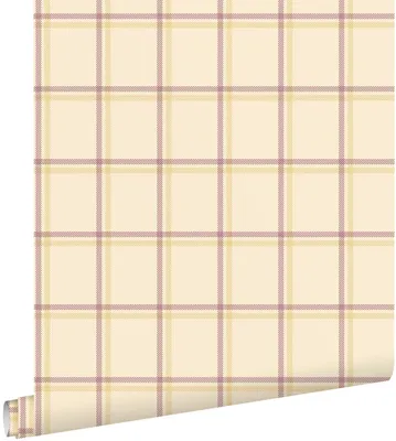 Obrázek produktu pro Tapeta ESTAhome s kostkovaným vzorem, žlutá a červená, 50 x 900 cm