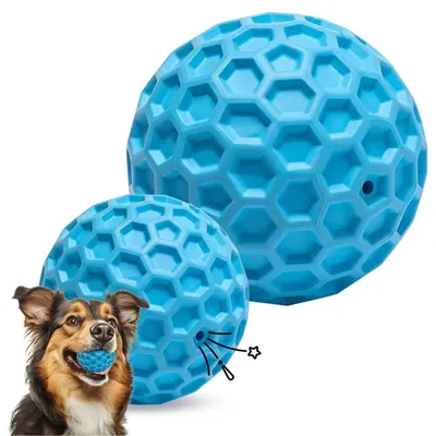Produktbild von Set mit 2 langlebigen Kauspielbällen für Hunde