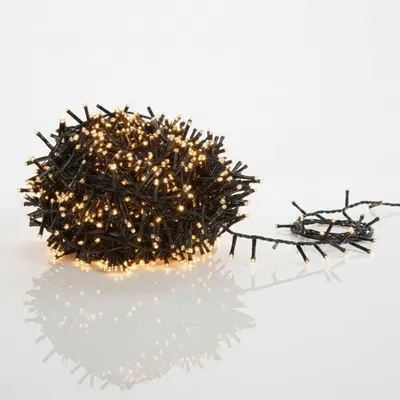 Image de Guirlande lumineuse LED, blanc chaud intense - 20 mètres / 1000 LED - Décoration lumineuse de Noël pour intérieur et extérieur