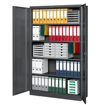 Produktbild von Gürkan Stahlschrank 111153 anthrazit 120,0 x 42,0 x 195,0 cm