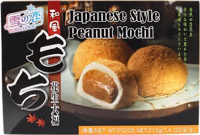 Produktbild von Yuki & Love Mochis mit Erdnuss 210g