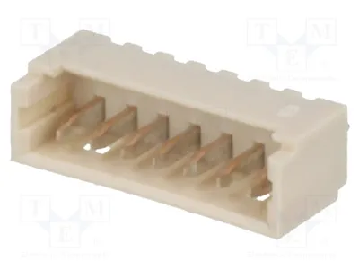 Image de 2 connecteurs femelles PicoBlade de 1,25 mm, type PIN : 7, pour montage traversant (THT), connecteur mâle, 1A, référence : 53047-0710, marque : Signt