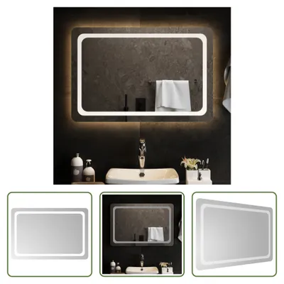 Produktbild von The Living Store LED-Badspiegel 90x60 cm