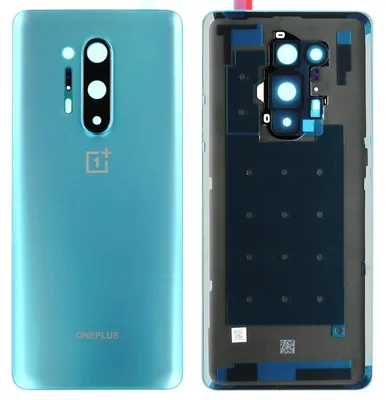Produktbild von Oneplus 8 Pro Backcover + Kameraglas + Kleber (Glacial Green), Grün