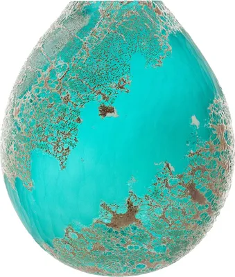Produktbild von NTK-Collection Ocean Vase XL türkis-gold schimmernd mit Farbwechsel 26,3x30x16cm