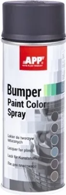 A spray can of bumper paint.