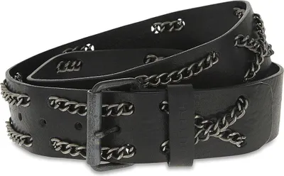Produktbild von Diesel B-FLOWW Belt Gürtel Herren Echtleder Schwarz