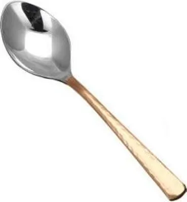 Image de Orient Home Cuillère à soupe en cuivre et acier inoxydable