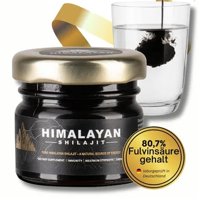 Produktbild von Himalayan Shilajit - 80,7% Fulvinsäure, Labor in Deutschland