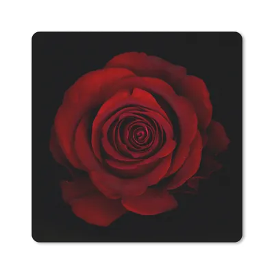 Produktbild von MuchoWow® Mauspad Mousepad Rosa - Rot - Schwarz 30x30 cm - Mousepads - Maus Mat - Pad - Mausunterlage - Gaming