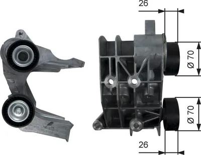 Zdjęcie produktu dla Napinacz Paska Wielorowkowy Ford