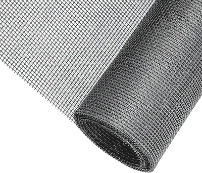 Produktbild von Fliegengitter für Fenster 250x125CM, Mückennetz, Zuschneidbar, Insektenschutz, UV-beständig, Grau für Zuhause