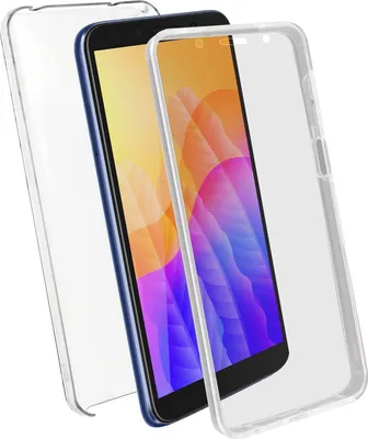 Produktbild von Avizar, 360° Rundum-Schutzhülle (Vorder- und Rückseite) für Huawei Y5p, Transparent