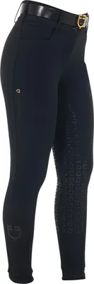 Produktbild von Equestro Reithose Full-Grip Damen High Waist Damenreithose Schwarz 40
