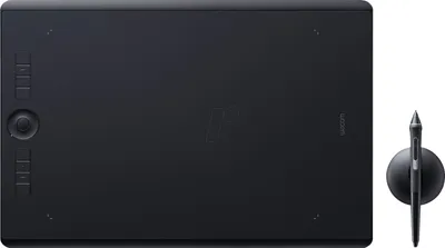 Produktbild von Wacom Intuos Pro, Kabellos, 5080 lpi, 311 x 216 mm, USB/Bluetooth, Stift, Berührung, 2 m