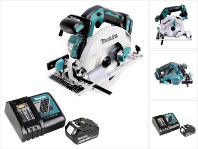 Produktbild von Makita DHS 680 RG1 Akku Handkreissäge 18 V 165 mm Brushless + 1x Akku 6,0 Ah + Ladegerät
