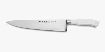 Immagine prodotto di Coltello da chef Arcos Riviera Blanc 233724 in acciaio al nitro, con mango in poliossimetilene e lama da 25 cm in astuccio