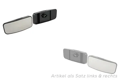 Image de Johns, Verre de rétroviseur adapté à Mercedes Sprinter -906 06/06-04/09 Set gauche & droite en bas A0028111933 2E1857587A 0028111933 A0028112033 2E1857588A 0