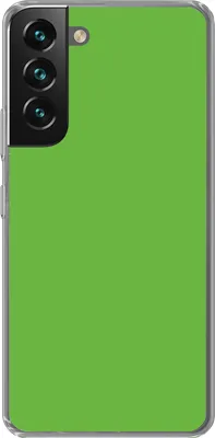 Produktbild von MuchoWow® Handyhülle Schutzhülle Hülle für Telefoonhoesje Samsung Galaxy S22 Grün - Farben - Natur Silikon Softcase Handy Hülle - Mobiltelefonhülle