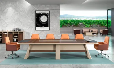 Produktbild von Groß Konferenztisch Bürotisch Arbeitstisch Schreibtisch Holz Braun