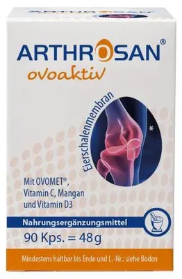 Produktbild von Arthrosan ovoaktiv Eierschalenmembran Kapseln 90 St