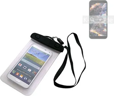 Produktbild von K-S-Trade Schutz Hülle Handy Hülle Kompatibel mit Doogee X97 Pro Beach Bag wasserdicht 16cm x 10cm Schutzhülle Staub Sand Flachwasser Beachbag Case