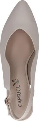 Produktbild von Caprice Damen Pumps aus Leder mit Slingback und spitzer Form 9-29603-44, Größe:38.5 EU, Farbe:Beige