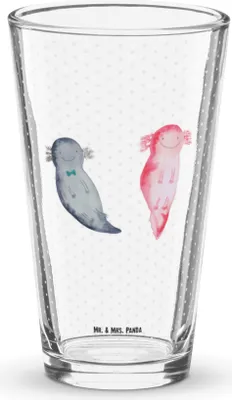 Produktbild von Mr. & Mrs. Panda Cocktailglas Axolotl Freundin - Transparent - Geschenk, Longdrinkglas, Lurch, Liebe, Pintglas, Tumbler, Valentinstag, Wasserglas, Glas
