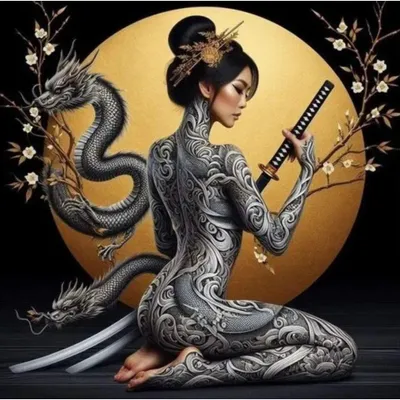 Image de NORIMPEX Diamond Petit guerrier asiatique 30 x 40 cm