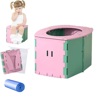 Imagen del producto de Inodoro plegable para niños, ideal para viajes