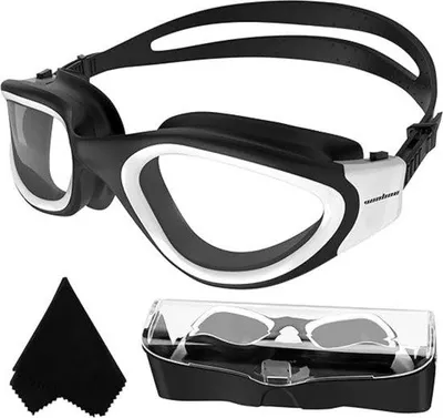 Produktbild von Famanu Schwimmbrille Gepolarisiert mit UV-Schutz - Schwarz