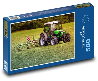 Zdjęcie produktu dla martinpuzzle - Puzzle 500 - Traktor, kosiarka