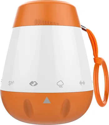 Produktbild von Smart White Noise Machine Einschlafhilfe mit 6 Beruhigende Klängen und Sprachaktivierung Schlaf-weißes Rauschgerät  für Baby Kinder & Erwachsene Zuhause Büro , Ideal zum Reisen
