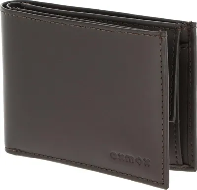 Immagine prodotto di oxmox Pelle portafoglio Leather RFID Protect Pocketbörse Pure 2.0 Embossed Brown marrone scuro