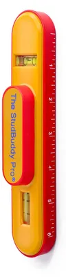 Magnetischer Balkenfinder mit Wasserwaage, Taschenformat