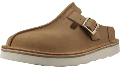 Produktbild von CLARKS Hausschuhe Solsbury Mule mit Stitch-down-Konstruktion 5232 Dark Sand Suede 38