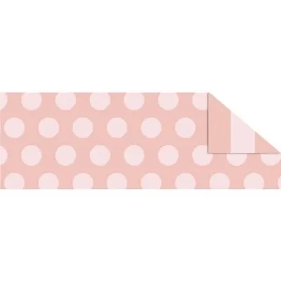 Produktbild von Fotokarton Polka Dots&Stripes 300g/qm 49,5x68cm koralle