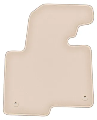Produktbild von DURBAN Beige Velours-Fahrerfußmatte für Hyundai SantaFe III 7-Sitzer (2012-)