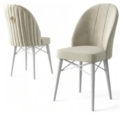 Produktbild von Perillis - Stuhl, Cremeweiß, 6 Stühle