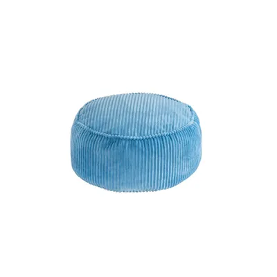 Image de HOME DELUXE Pouf poire CALM - Bleu 42 x 42 x 25 cm