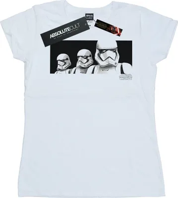 Produktbild von Star Wars: The Rise of Skywalker - "Troopers" T-Shirt für Damen BI50746 (XL) (Weiß)