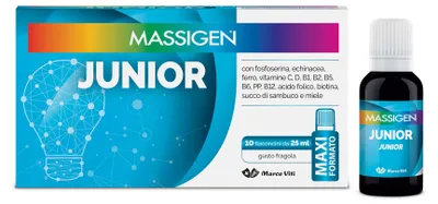 Imagen del producto de MASSIGEN JUNIOR, 10 viales de 25 ml