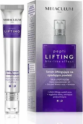 Zdjęcie produktu dla MIRACULUM Pepti Lifting Serum liftingujące do opadających powiek, 20 ml, na dzień i na noc