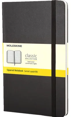 Image de MOLESKINE 701139 Notizbuch A5 kariert schw. HC