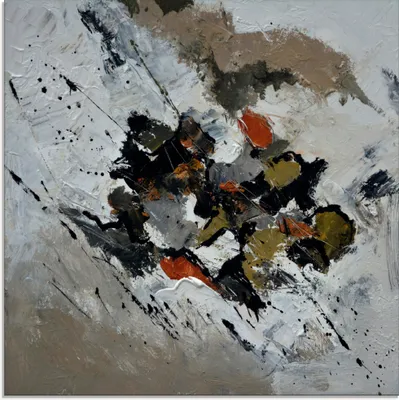 Produktbild von ARTland Glasbild Abstrakt XIII Größe: 50x50 cm