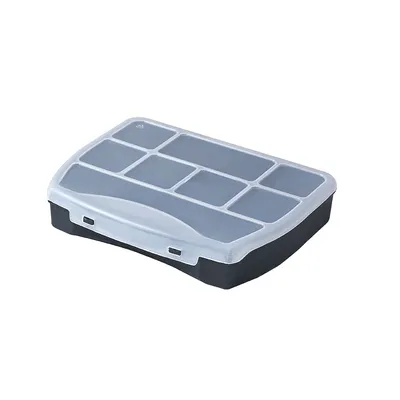 Zdjęcie produktu dla organizator DOMINO 190x155x37mm BLACK/TRA