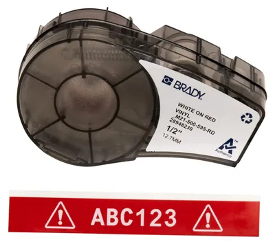 Productafbeelding van Brady vinyl etiketten voor labelprinters M211 & M210 - Zelfklevende vinyl etiketten voor printers